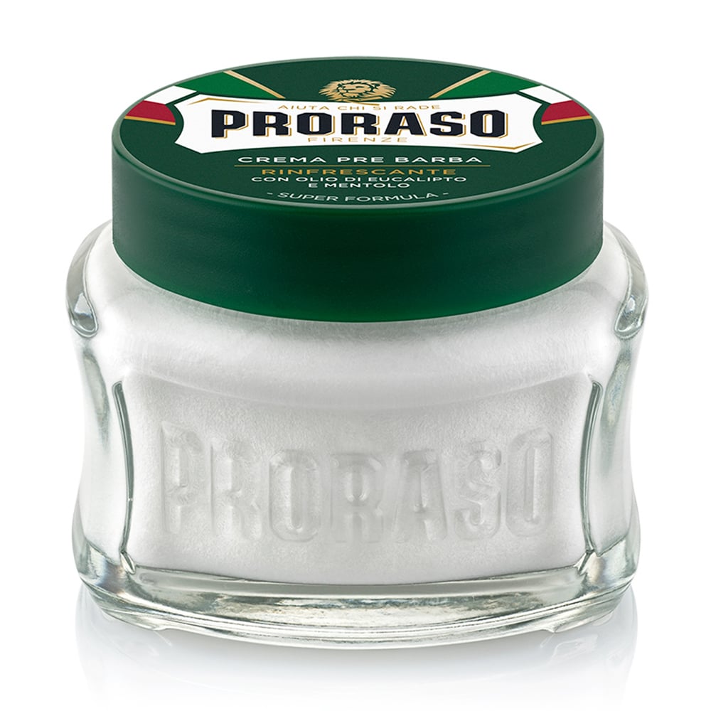 Крем перед голінням Proraso Green Pre-Shaving Refreshing and Toning Cream з екстрактом евкаліпту та ментолу, 100 мл